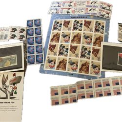 Mint unused Stamps- Face Value -$55.95