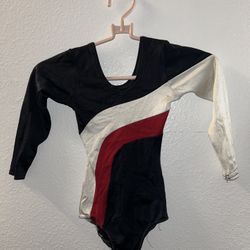 Vtg La Mendola N.Y Body Suits Girls Perform Cheerleaders Dance Long Sleeves Sz S
