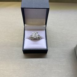 Cluster Wedding Ring 14k Size 6 