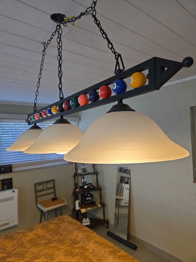 Pool table lamp