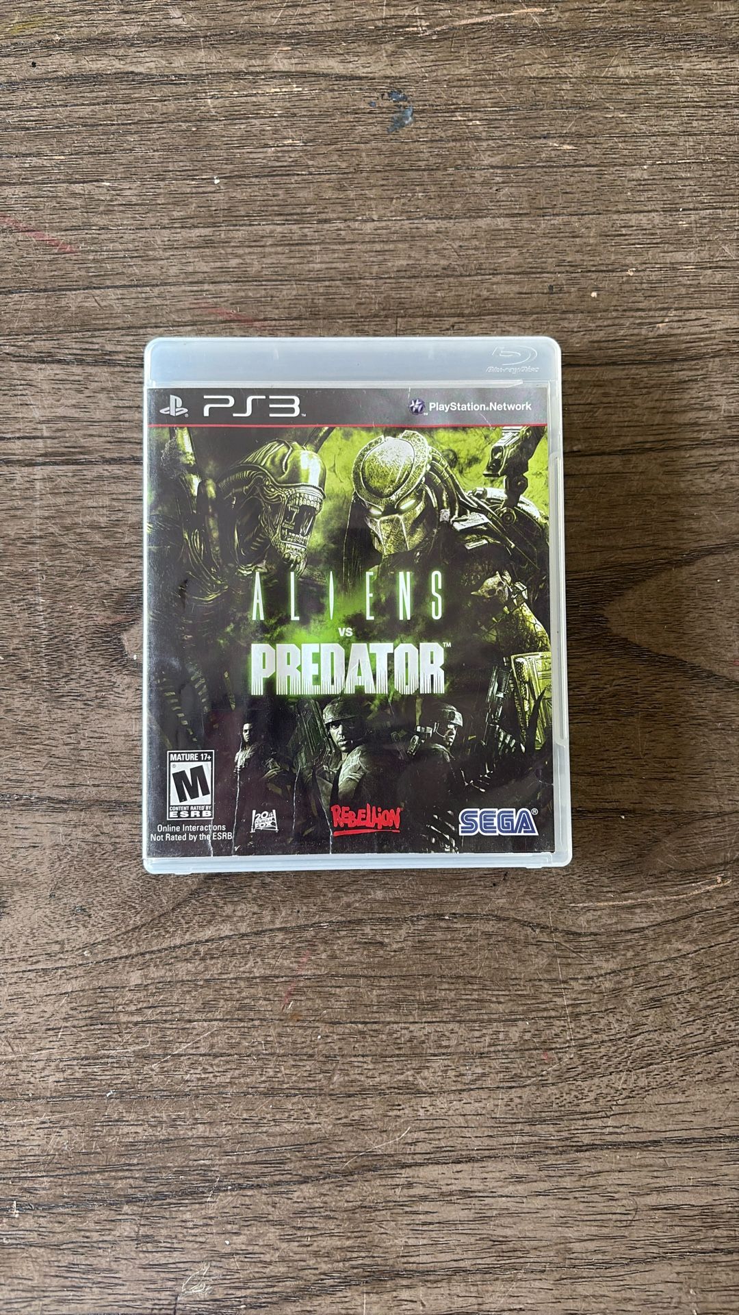 (PS3) Alians Vs Predator CIB Clean Disc