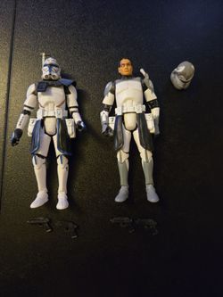 Star Wars Vintage Collection Clone Lot Captain Rex VC182 & Commander Wolffe VC168