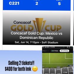 Soccer Game Mexico vs Domincan Republic