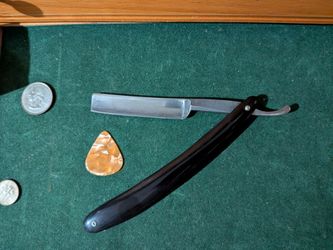 R. Reincke Blue Steel straight razor shave ready