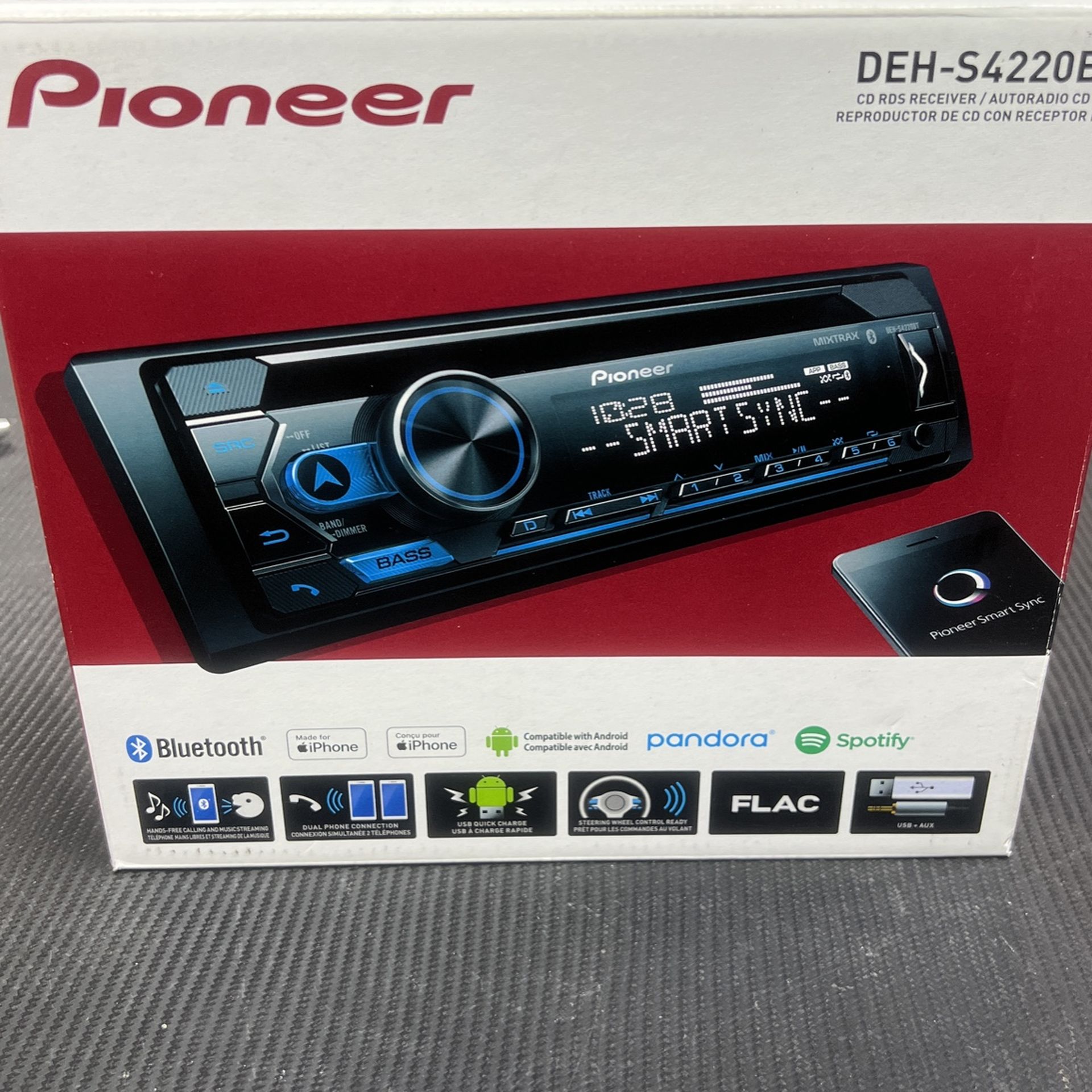pioneer car stereo cd blue tooth usb 