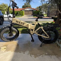 Mate X 750w Full Suspension FOLDING Electric Bike 30MPH