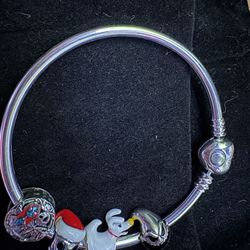 Pandora Nightmare Before Christmas Charm Bracelet
