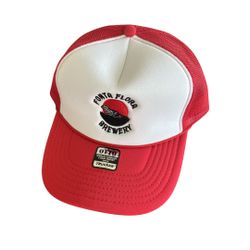Fonta Flora Brewery Red & White Trucker Hat (New)
