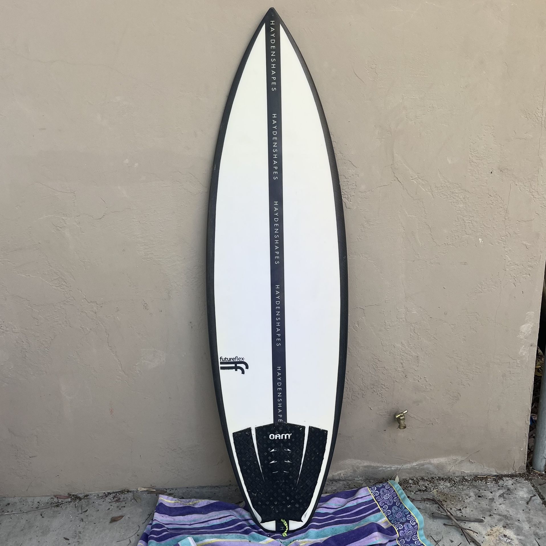 5’8 Haydenshapes White Noiz Surfboard Hayden Shapes Surf Board Shortboard Short Board (not Lost Channel Islands Sharpeye Pyzel)