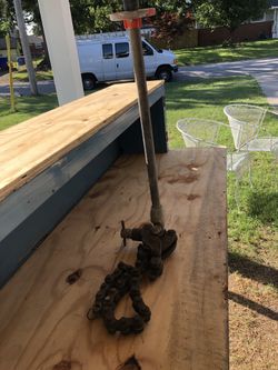 Ridgid chain soil pipe cutters