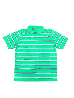 Nike Golf Tour Performance Dri-Fit Polo Size L Green Stripe