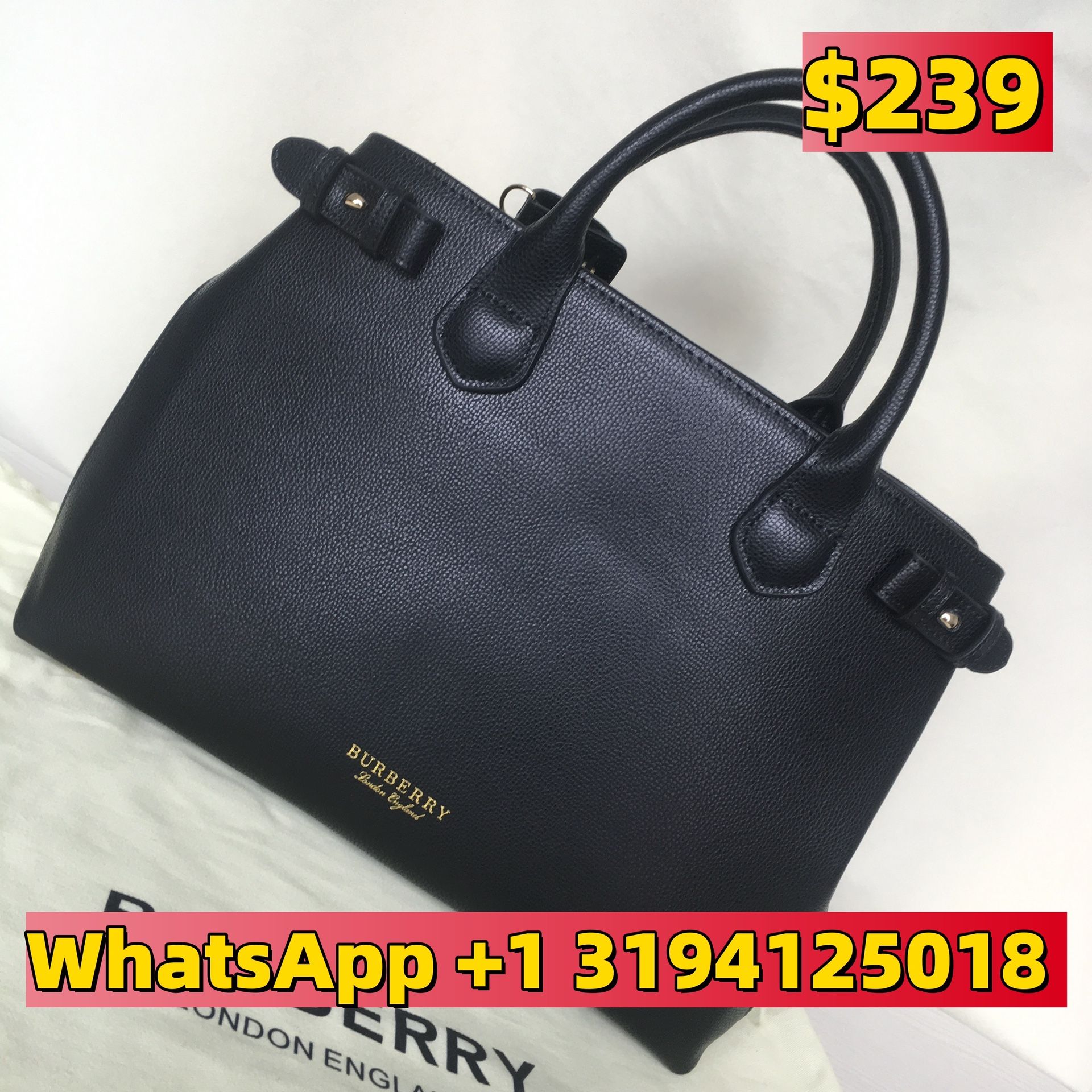 Medium banner Burberry handbag