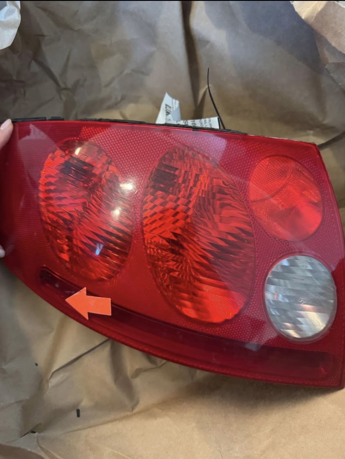 2000 to 2006 Audi TT Left Driver LH Side Tail Light