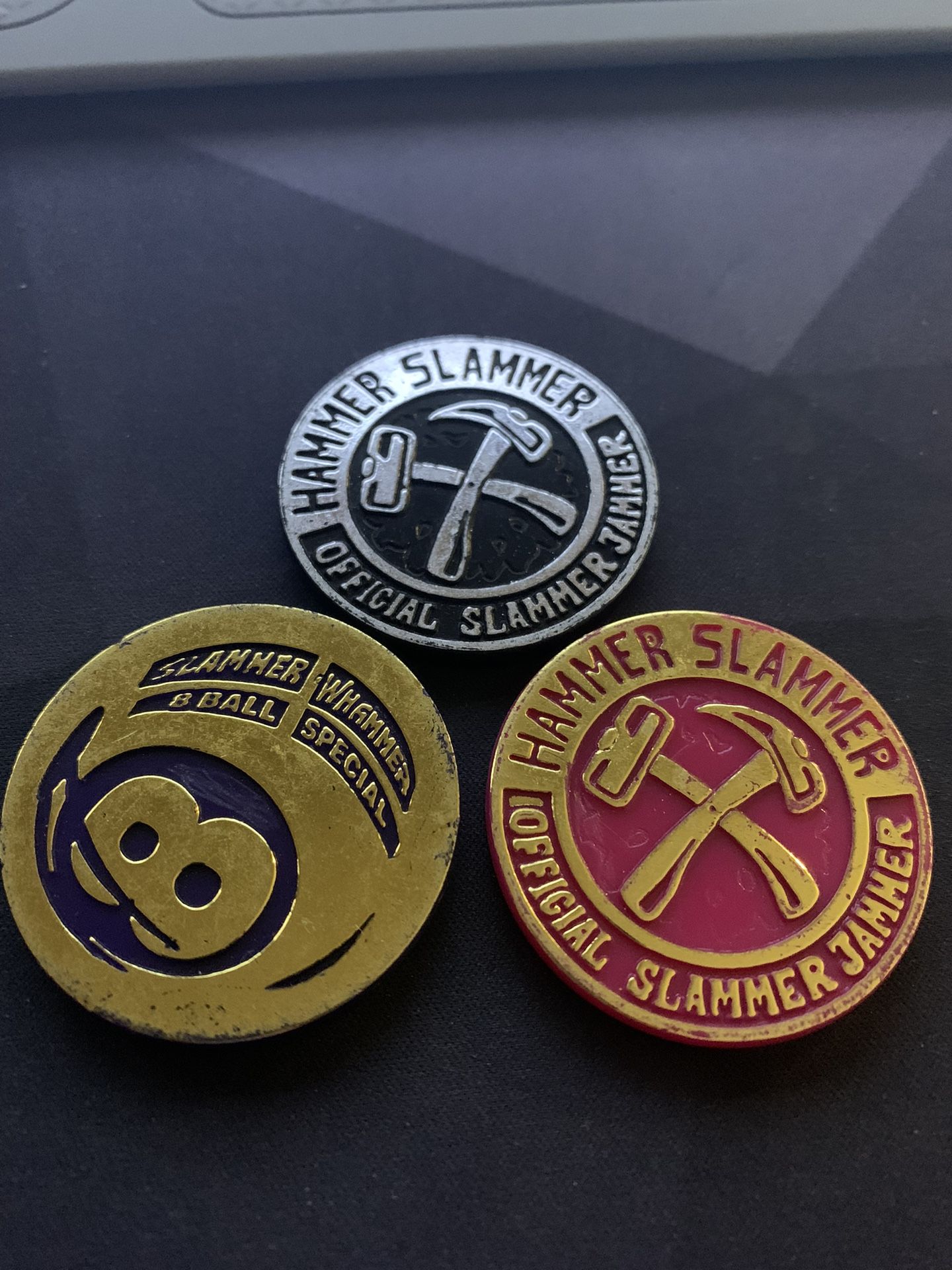 Set Of 3 Vintage Pog Slammer Whammers