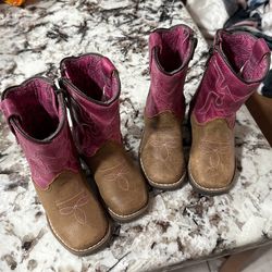 Baby Cowgirl boots (2 Pair)