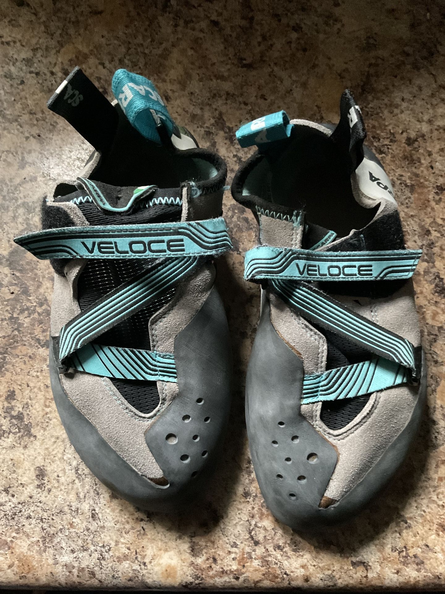 SCARPA Veloce Climbing Shoes Women’s Size 6 Men Five