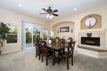 Dark Wood Dining Table and Chair Set
