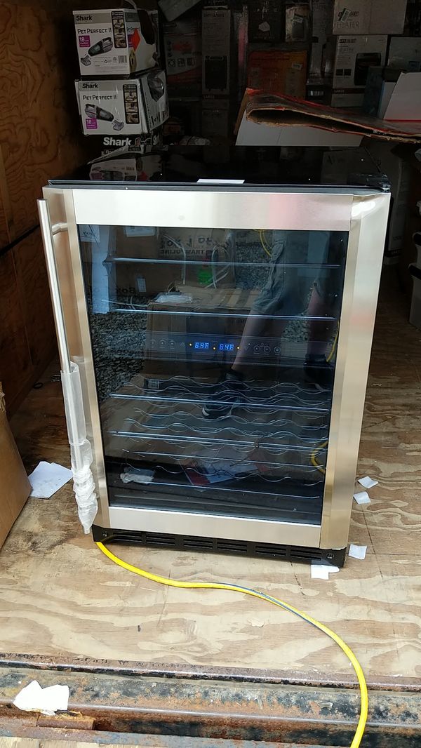 Magic Chef 44 Bottle Stainless Dual Zone Wine & Beverage Cooler