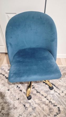 Blue desk or office chair