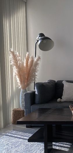 6ft Floor Lamp (Charcoal Grey)
