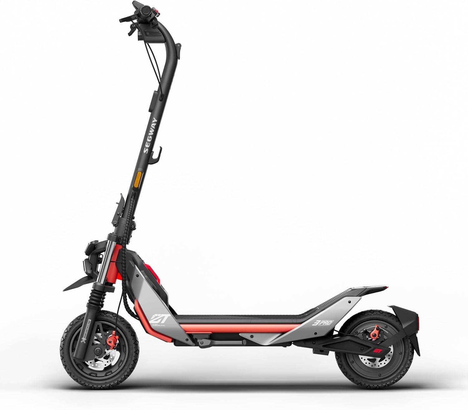 Segway ZT3 Pro Electric Scooter, Up to 24.9 MPH, 43.5-Mile Range, Dual Suspension, 1600W Peak Motor