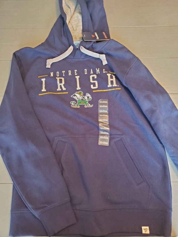 Notre Dame Fanatics Men's Size Medium Hoodie