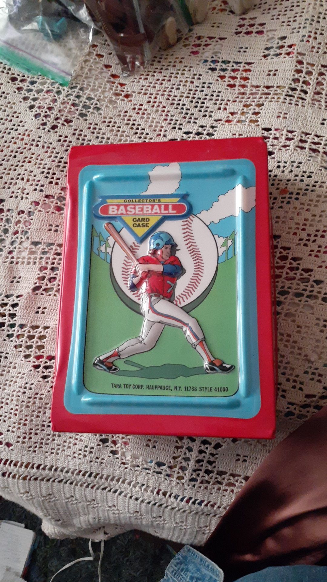 1987 Tara Toy Co. Baseball Collectable card case