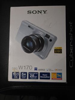 Brand New In Box Sony Cyber-shot DSC-W170 Digital Camera - 10.1MP / 5x ZoomBody