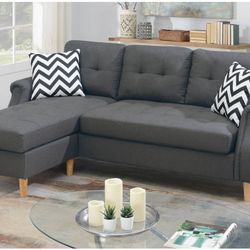 SECSIONAL SOFA BLUE GREY NEW IN BOX ☎️ 1714586,2564