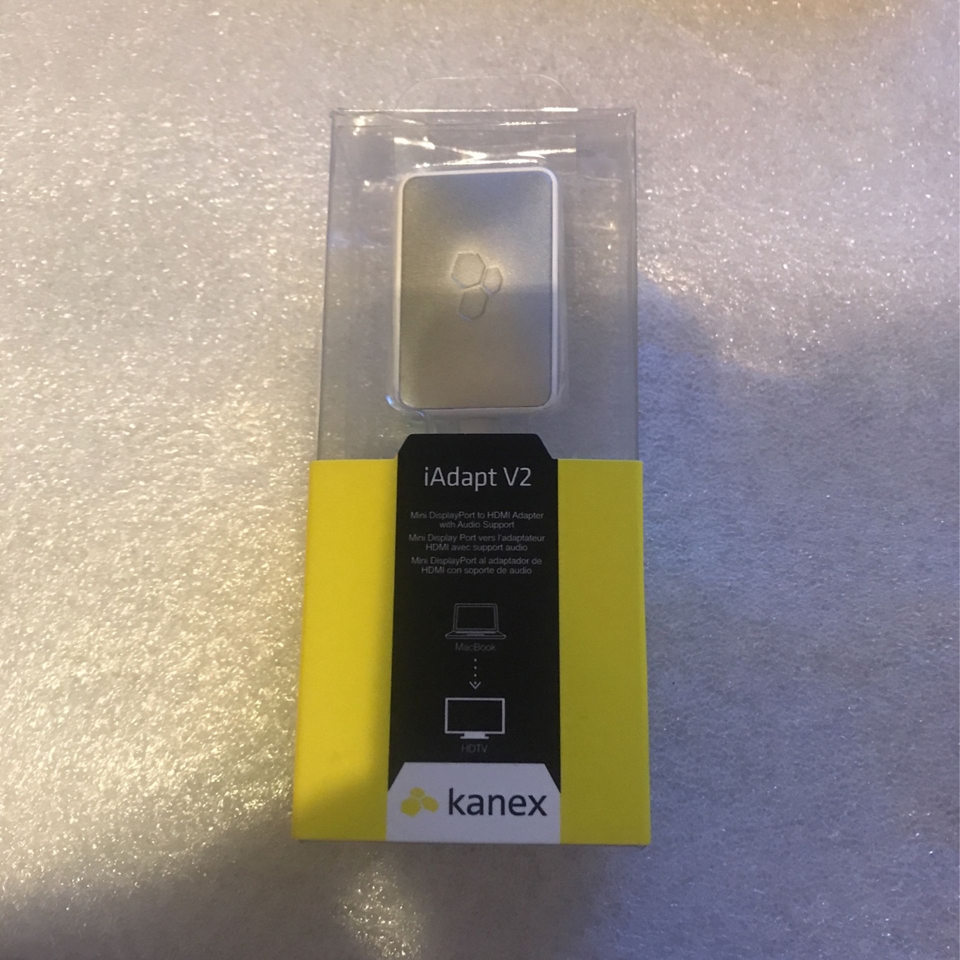 Kanex iAdapt V2 Mini DisplayPort to HDMI Adapter w/ Audio Support IADAPTV2-White