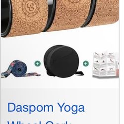 Yoga Wheels Pair Of 3 With Carrying Case