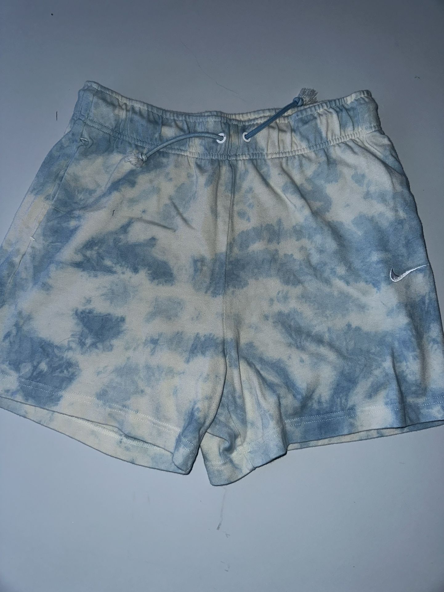 Nike Blue M Washed Easy Jersey Shorts