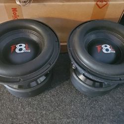 SSA F8L 8 Inch Subwoofers: Need Recones