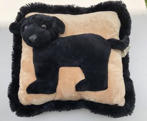 Adorable dog decorative pillow