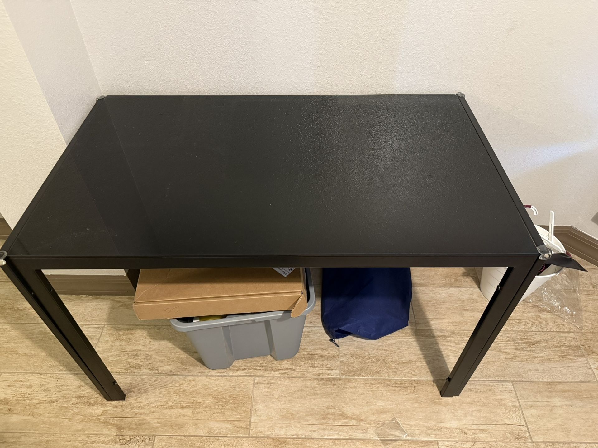 Glass Top Table With 4 Chairs