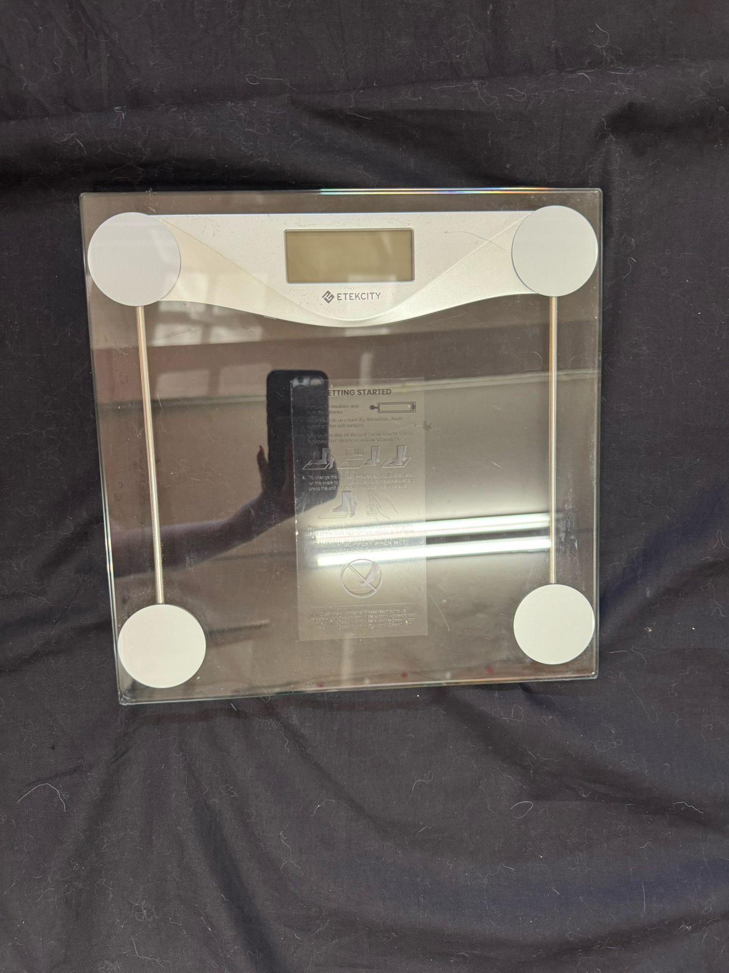 Smart Glass Body Weight Scale with Digital Display - Etekcity: Tempered Glass, BMI Indicator, 400 lb Capacity