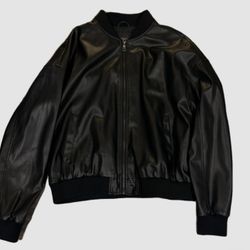 Forever 21 Black Blessed Leather Jacket