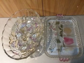 Vintage Fruit Bowl & Relish/Fruit Dish