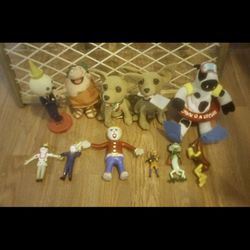 Lot Of 11 Vintage Collectable Fast Food Etc Mascots Figurines 