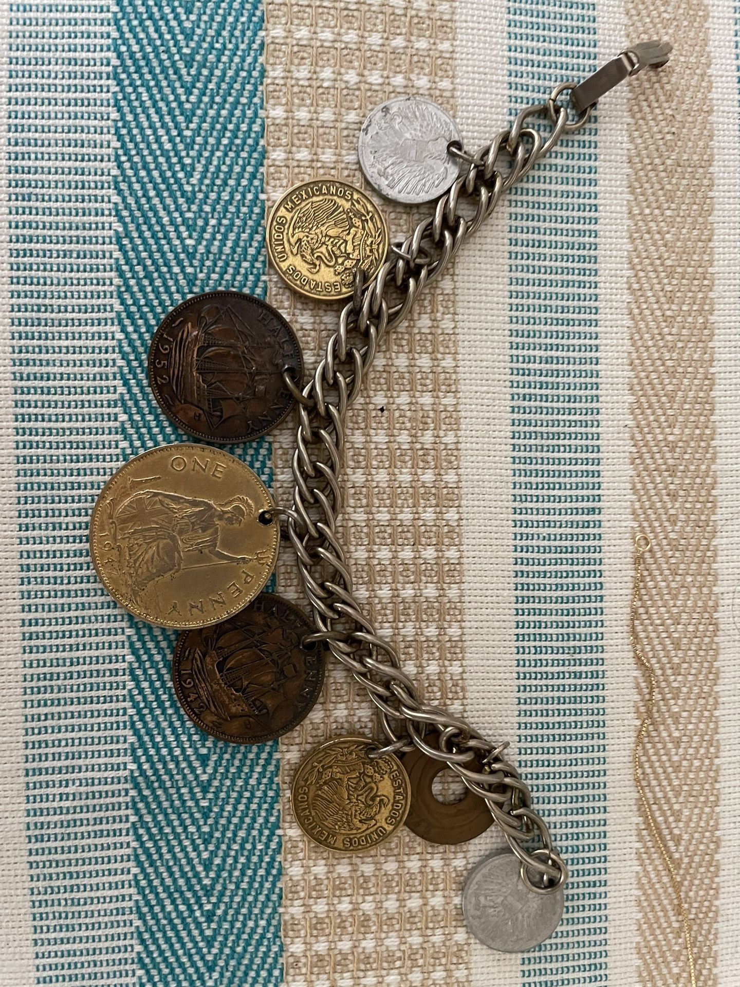Vintage Coin Bracelet