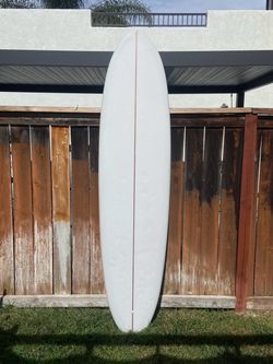7.4 midlength surfboard