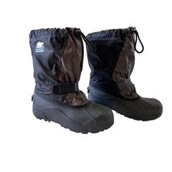 Sorel Winter Boots Kid's Size 6, Excellent Condition - $45