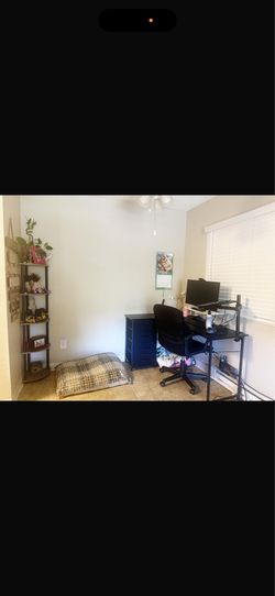 Computer desk with drawers
