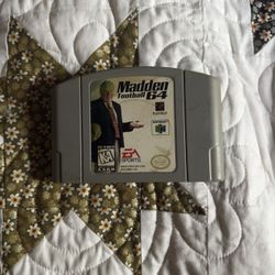 N64 Madden Football 64