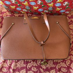 Adrienne Vittadini Tan Laptop Tote / Work Bag – New