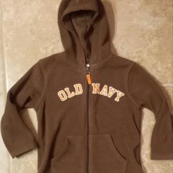 Old Navy Logo Graphic Zip Up Hoodie Jacket 5T