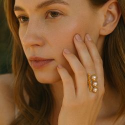 Authentic 24k gold plated handmade stainless steel jewelry