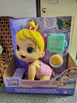 New Hasbro Baby Alive Lil Snacks Doll With Accessories 