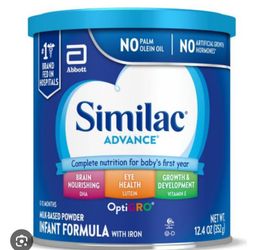 Similac advanced blue formula exp. 10/2026