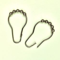 Shower Curtain Rings/Hooks (Set of 12)